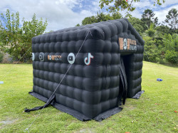 Black Inflatable Night Club Hire