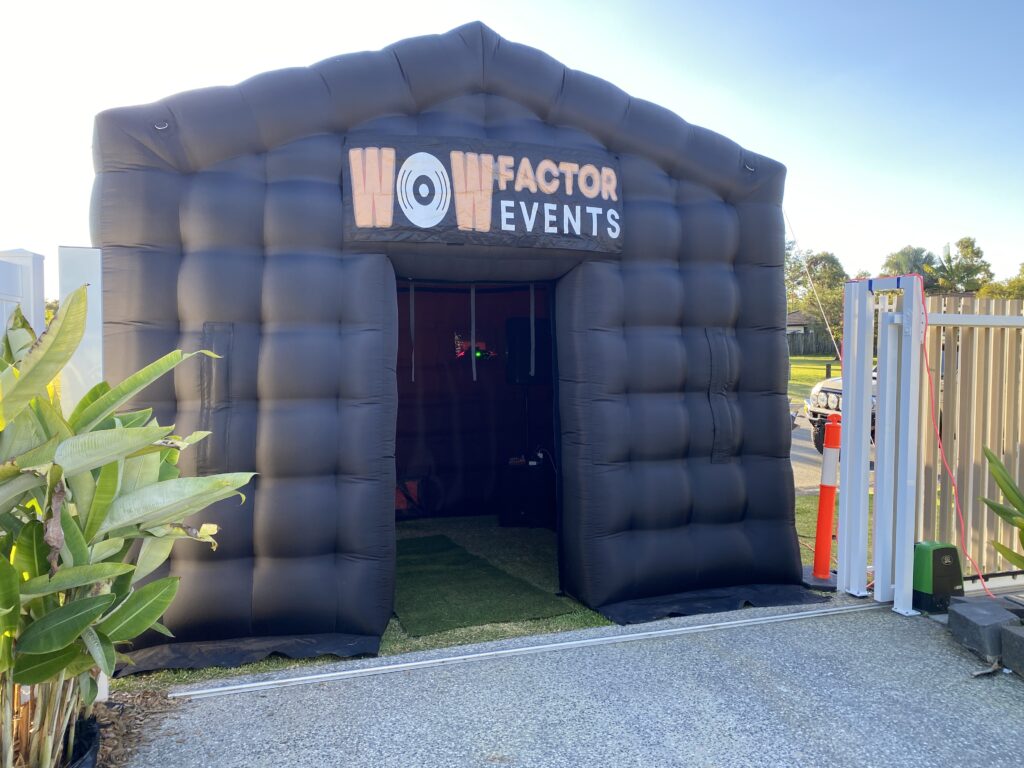inflatable night club hire by WOW Factor Events